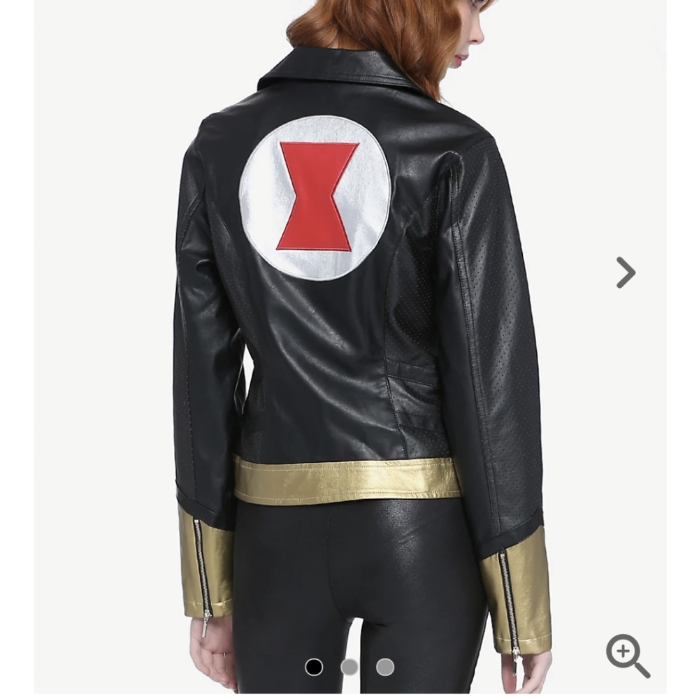 Her Universe Black Widow Leather Jacket - Medium